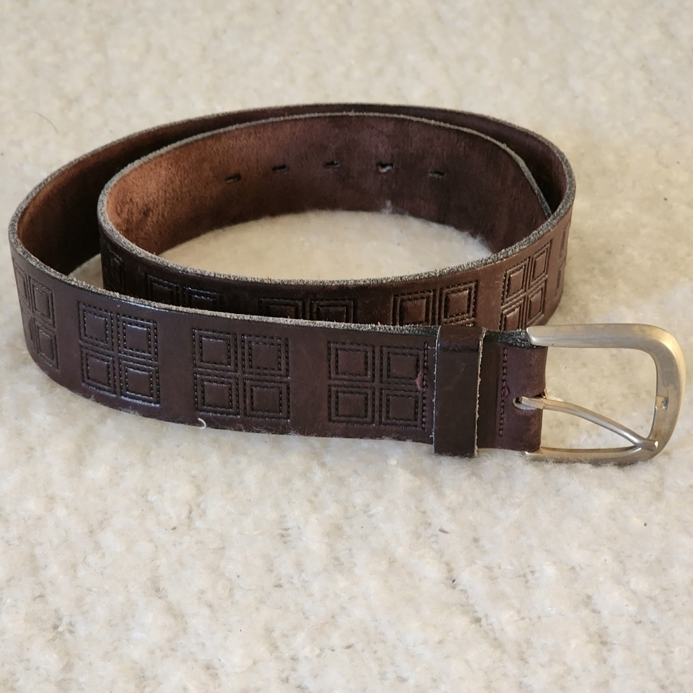SHELDON bowman leather belt color brown